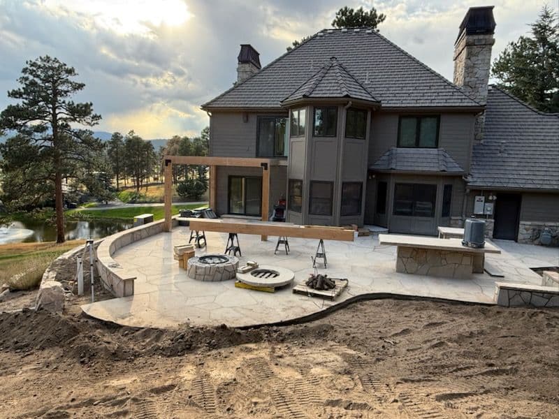 Mountain Retreat with Custom Patio and Firepit image